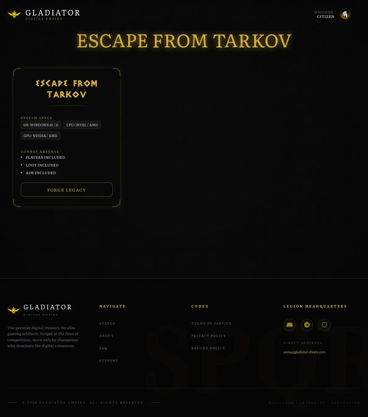Gladiator — Escape from Tarkov