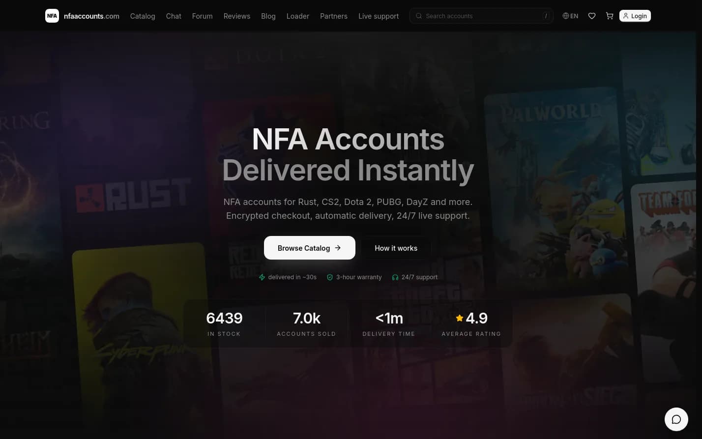 NFA Accounts — EN